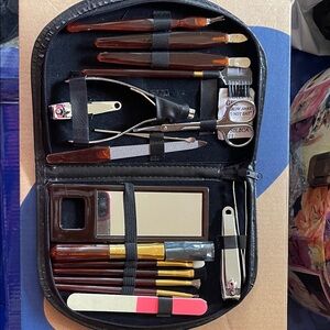 Premier Makeup & Nail Tool Set with Black Case